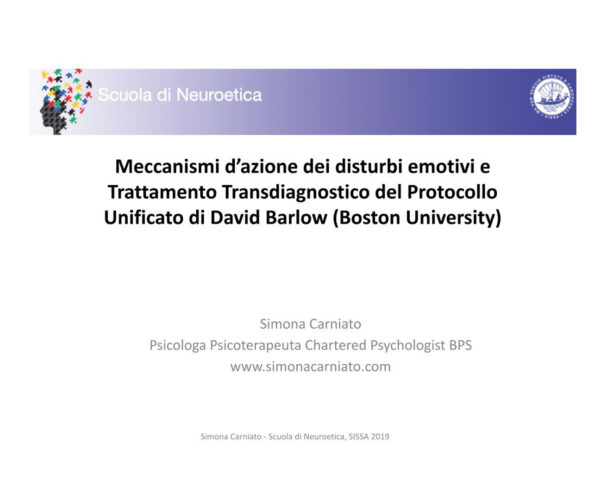 I meccanismi d’azione dei disturbi emotivi